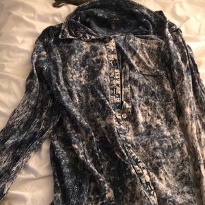 Urban outfitters blouse, acid washed